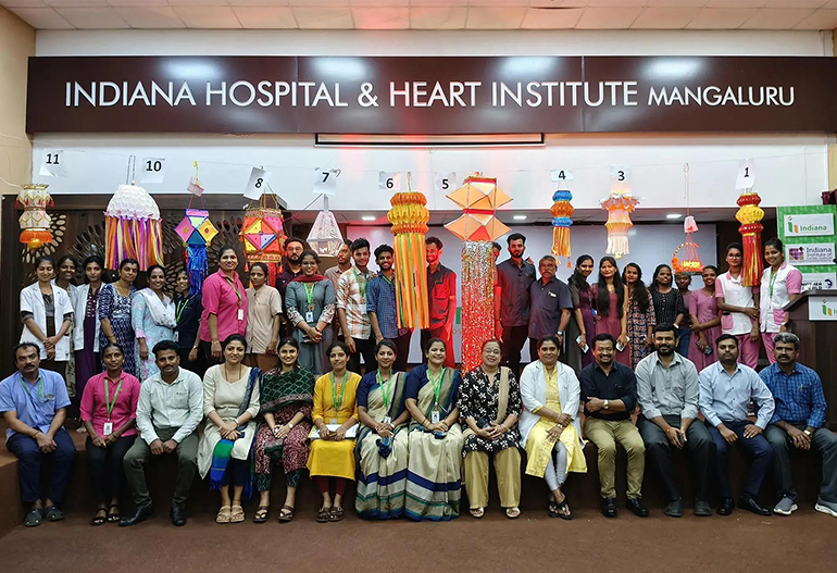 Diwali Goodudeepa Competition Brings Festive Joy to Indiana Hospital Staff