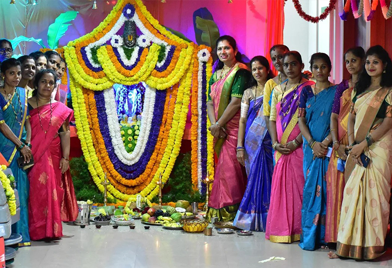 Ayudhapooja Ceremony Celebrates Tools and Instruments at Indiana Hospital