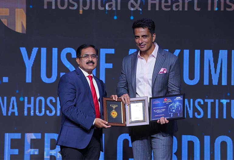 Dr Yusuf A Kumble Wins Times Health Excellence 2024 Award as Pioneer in Cardiology